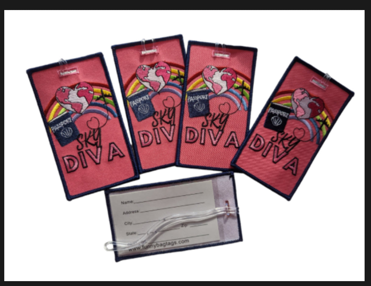 BARBIE BLOND Sky Diva Zipper Bag