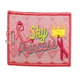 SKY PRINCESS Luggage Tag. BREAST CANCER AWARENESS