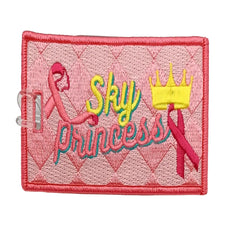 SKY PRINCESS Luggage Tag. BREAST CANCER AWARENESS