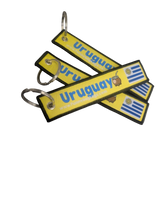 URUGUAY LUGGAGE TAG-KEY CHAIN