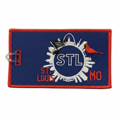 BLUE STL Luggage Tag