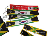 CUSTOM MADE PRINTED AND EMBROIDERED TAGS