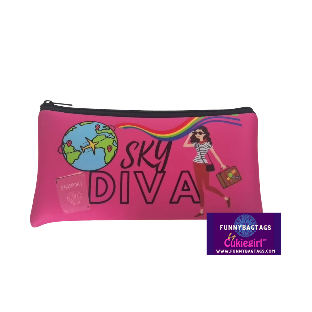 BARBIE BLOND Sky Diva Zipper Bag