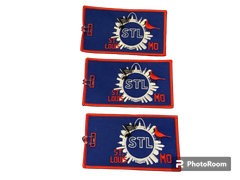 BLUE STL Luggage Tag