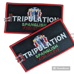 Tripulation! Spanglish for CREW Luggage Tag