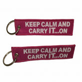 KEEP CALM AND CARRY “IT” On Luggage Tag