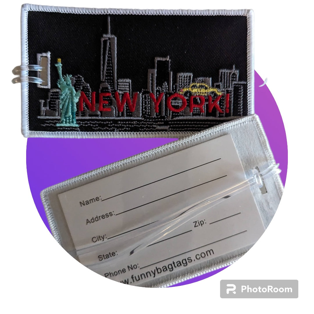 NEW YORK, NEW YORK Luggage Tag