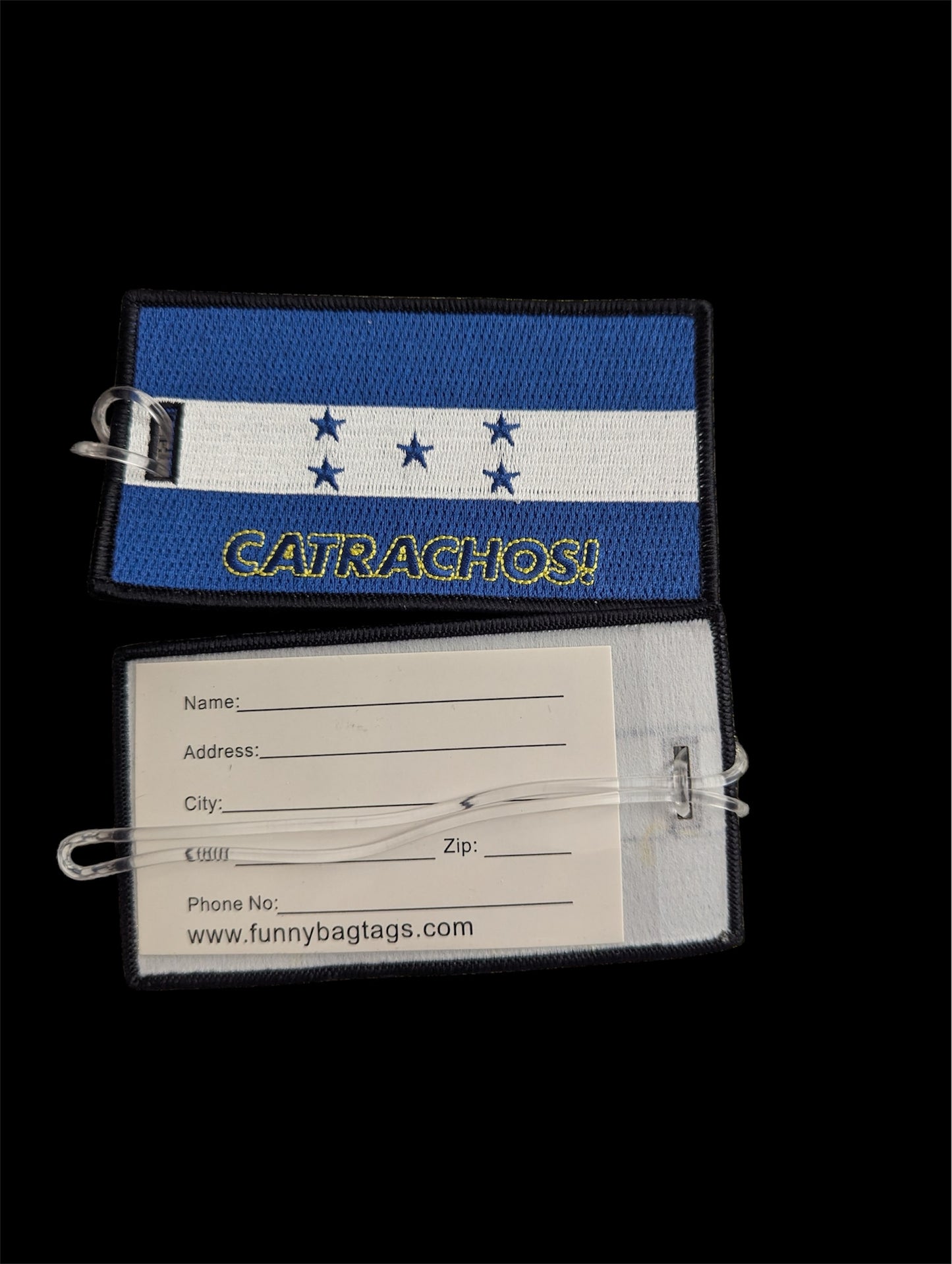 Catrachos Luggage Tags. HONDURAS