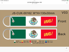 Viva MEXICO! Key Ring. Luggage Tags