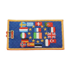 European Flags luggage tags