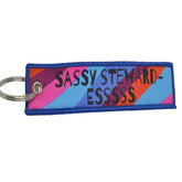 SASSY STEWARD....ESSESSSS Luggage Tag