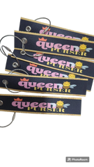 Queen B Purser(Long) Luggage Tag. IT CAN BE CUSTOMIZED