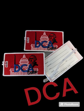 DCA CREW embroidered luggage tag