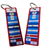 Central American Flags Luggage Tag