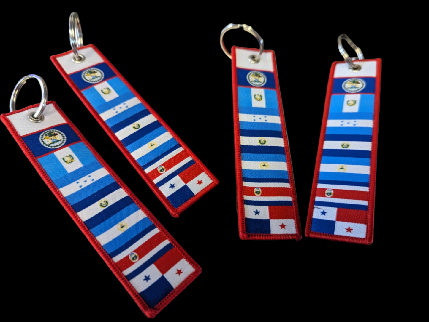 Central American Flags Luggage Tag