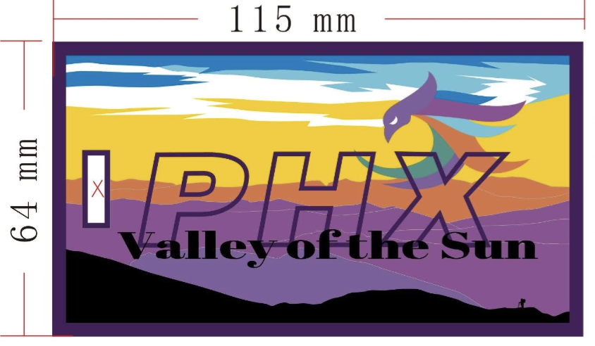 PHX.Valley of the Sun Luggage tags