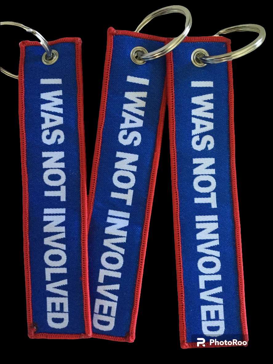 I Was NOT Involved. Luggage Tag