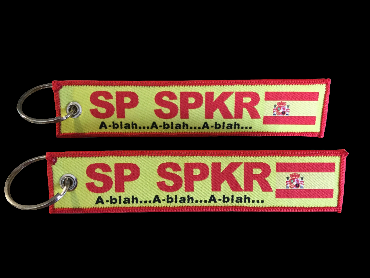 SPANISH SPKR Luggage Tag