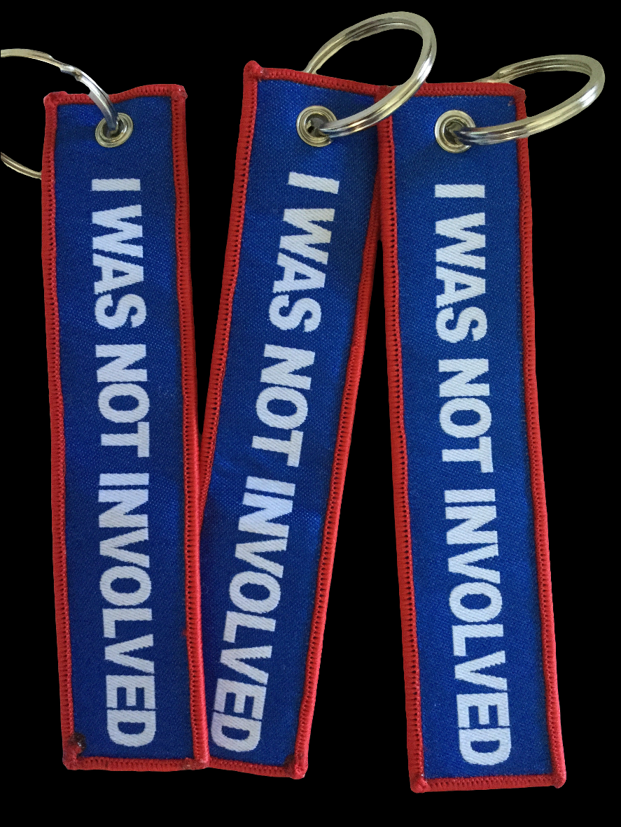 I Was NOT Involved. Luggage Tag