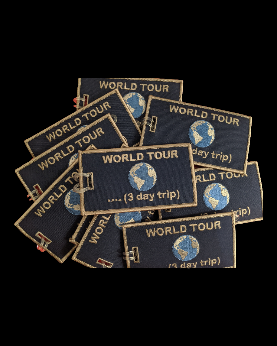 WORLD TOUR ..... Luggage Tag