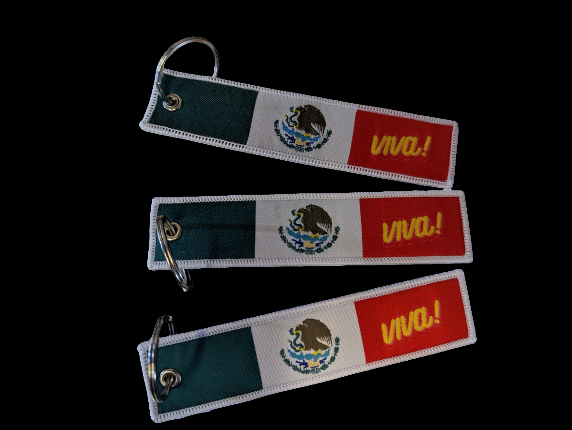 Viva MEXICO! Key Ring. Luggage Tags