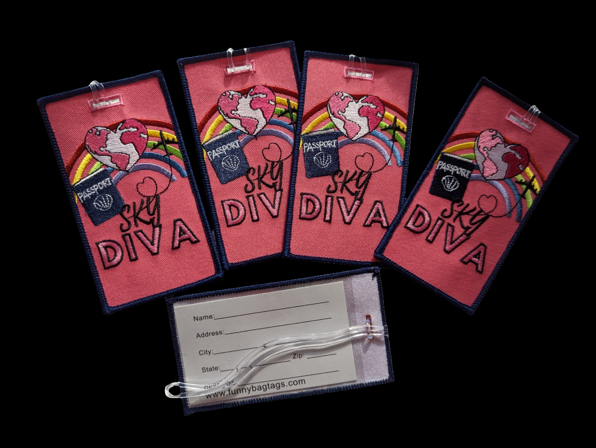 Sky Diva Luggage Tag