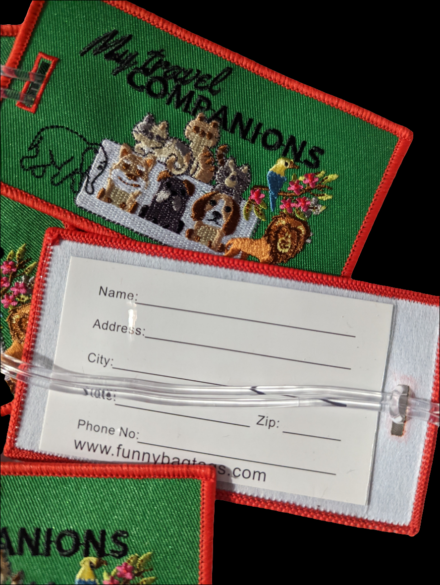 My Travel Companions Luggage Tag