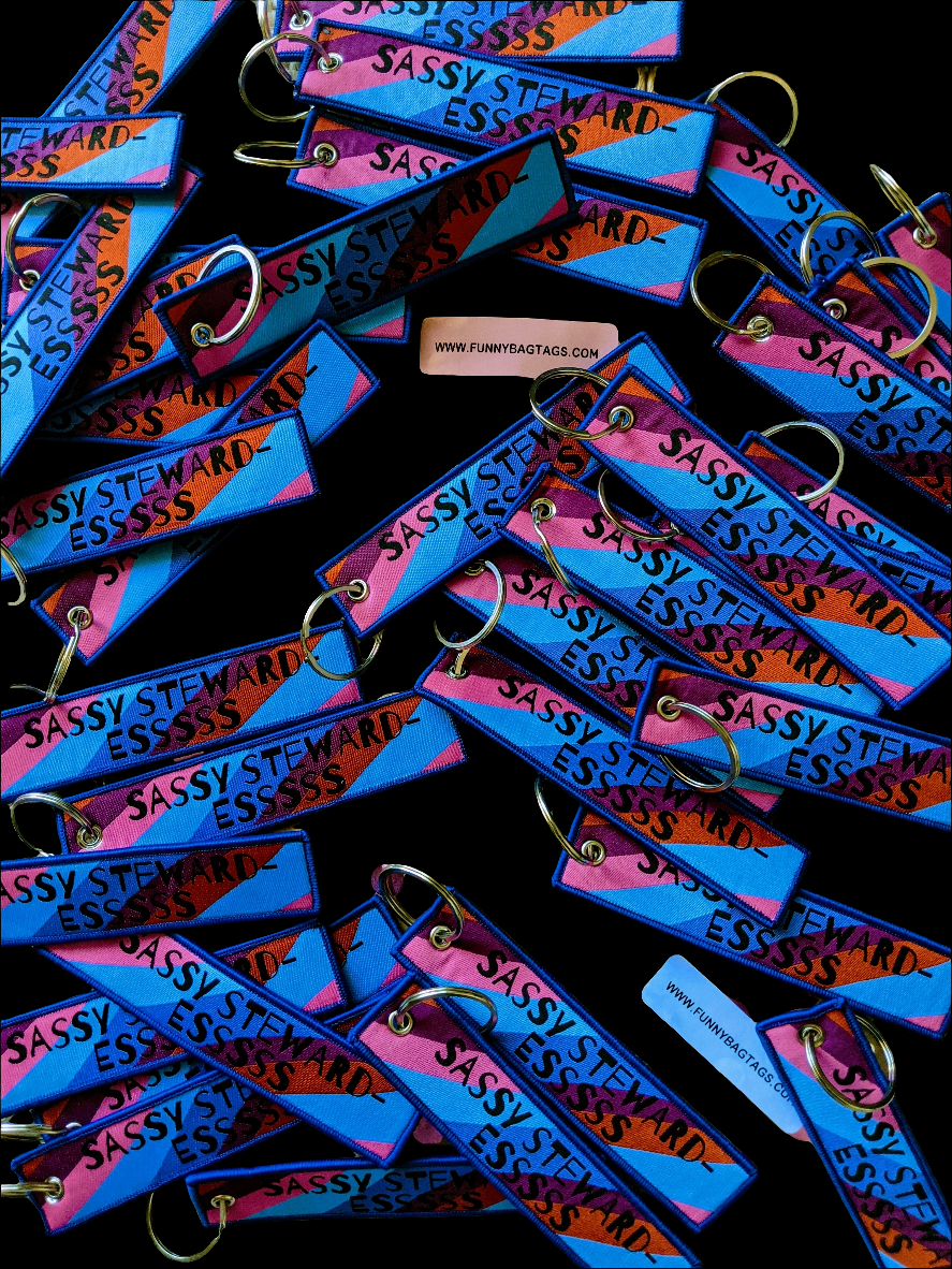 SASSY STEWARD....ESSESSSS Luggage Tag