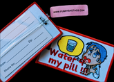 WATER 4 MY PILL! Luggage Tag