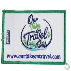Custom embroidered Luggage tags and key Chains