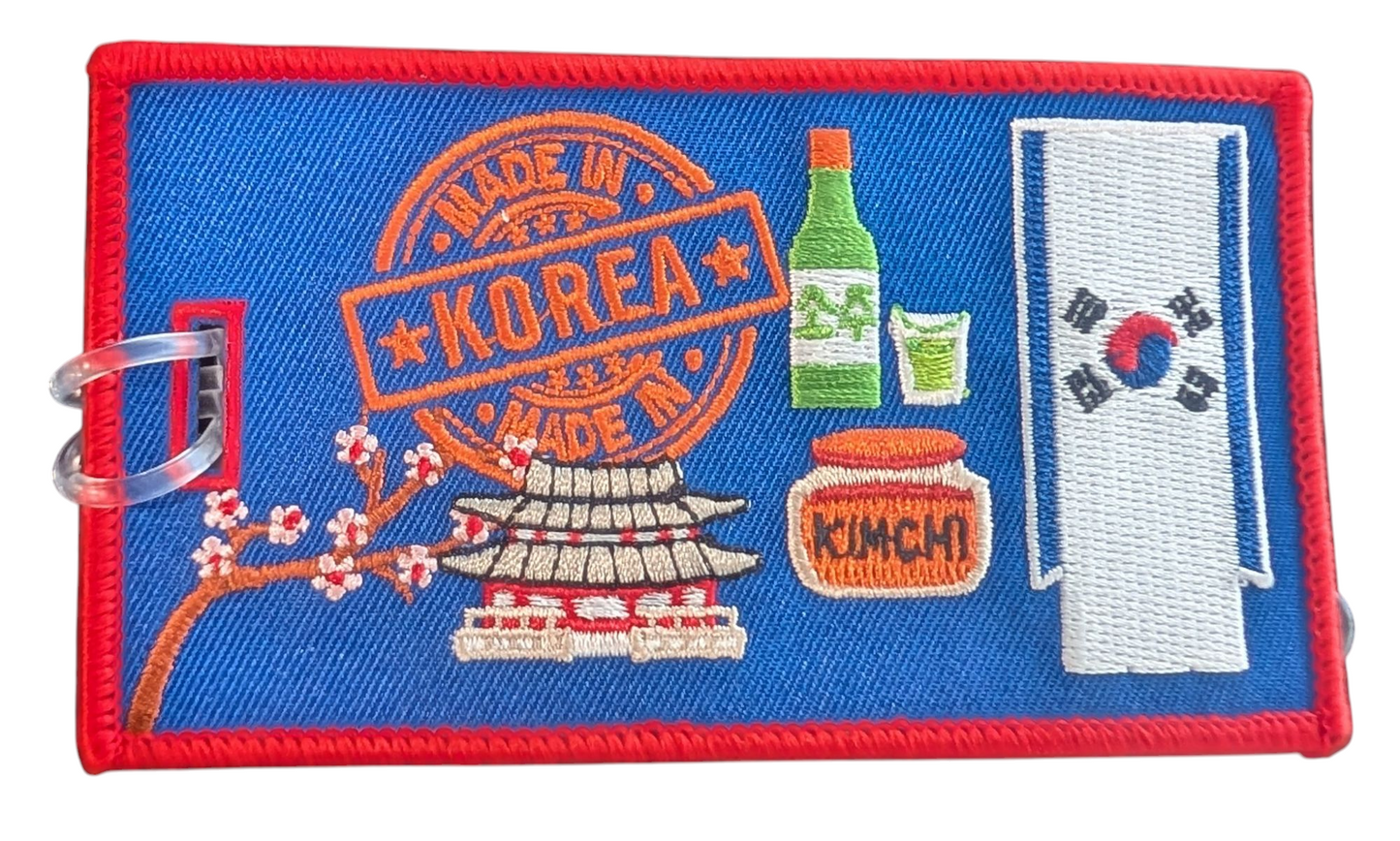 Korea Luggage tags