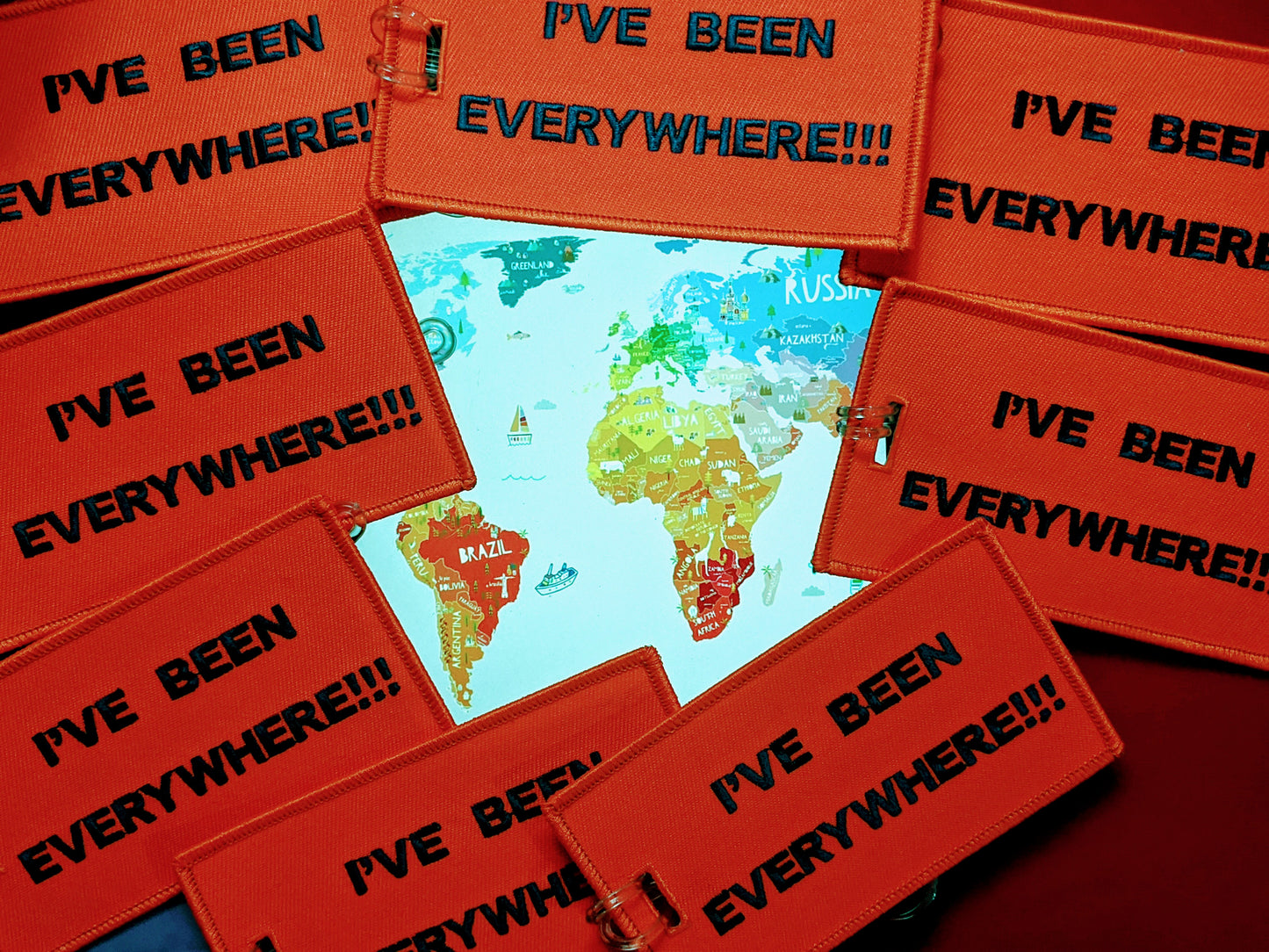 I’ve BEEN EVERYWHERE Bag Tag