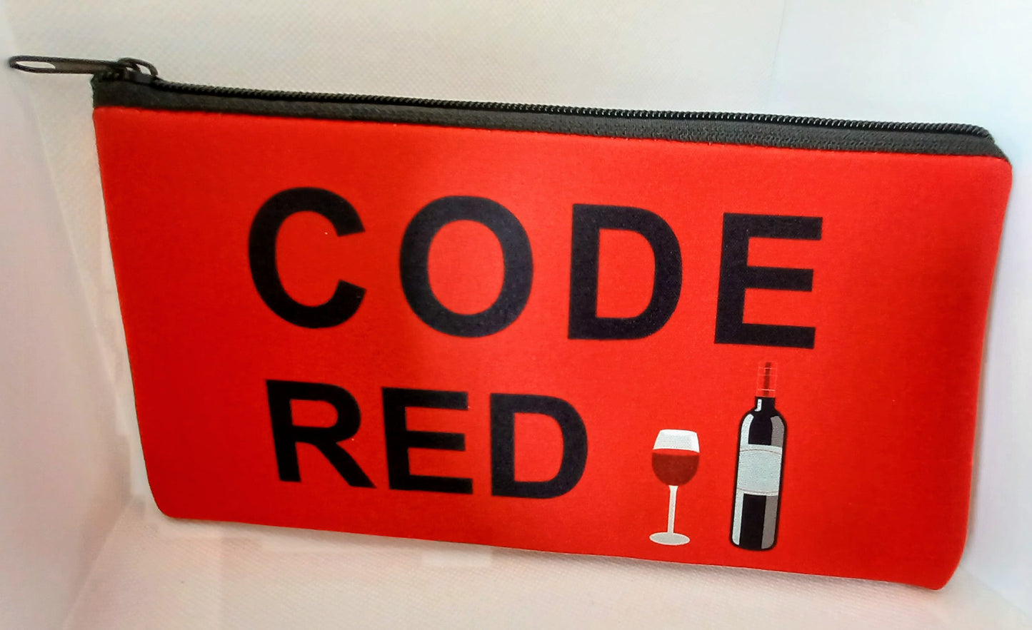 CODE RED ZIPPER BAG