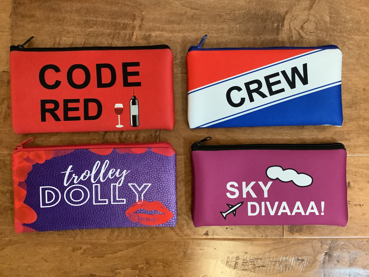 “Trolley Dolly” Zipper Bag