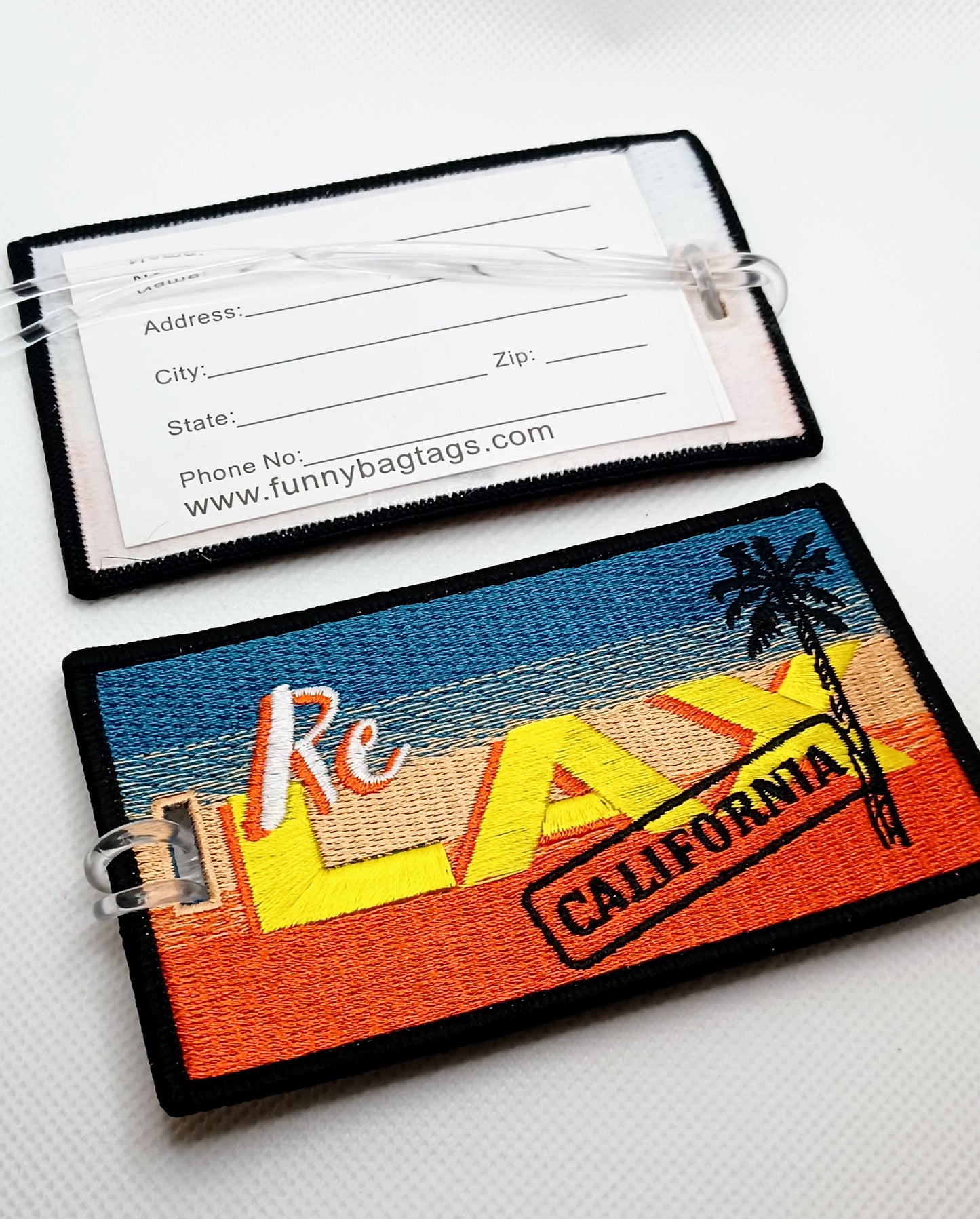 RE LAX Luggage Tag