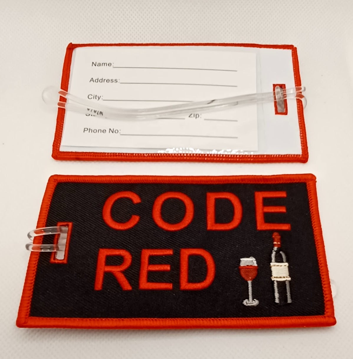CODE RED Luggage Tag