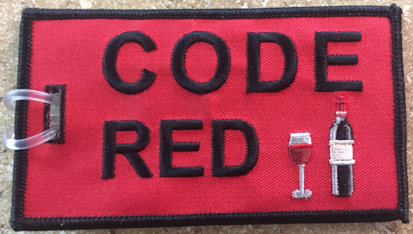 CODE RED Luggage Tag