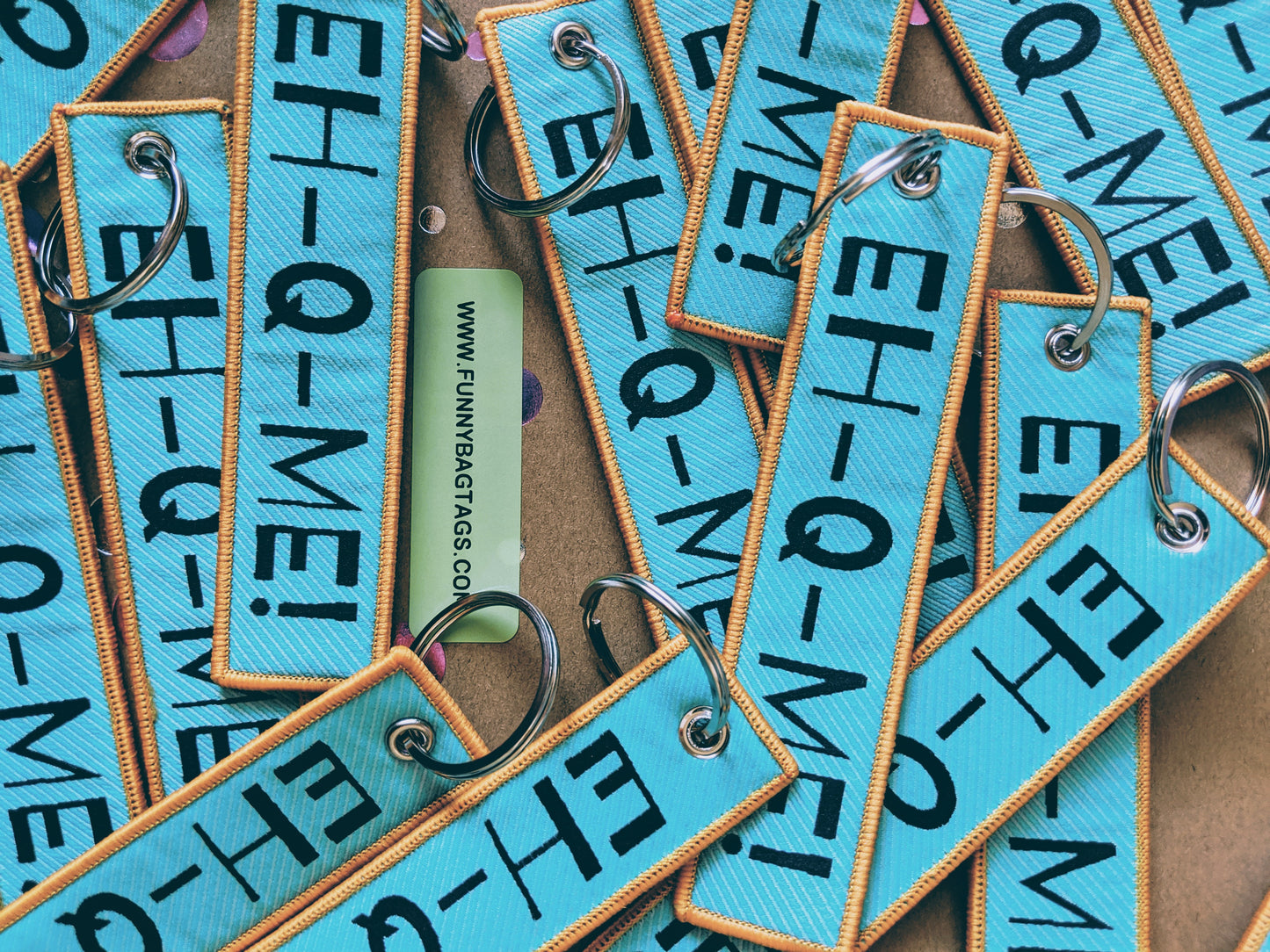 EH Q MEEE! Luggage Tag
