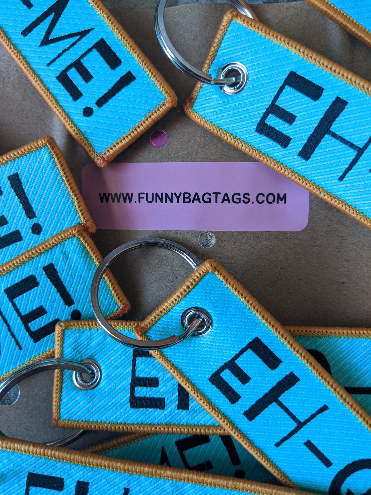 EH Q MEEE! Luggage Tag
