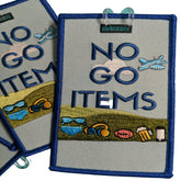 NO GO ITEMS (MASCULINE VERSION) Luggage Tag