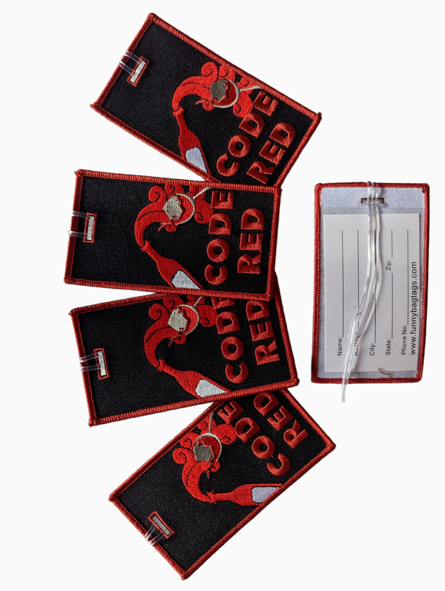 CODE RED Luggage Tag