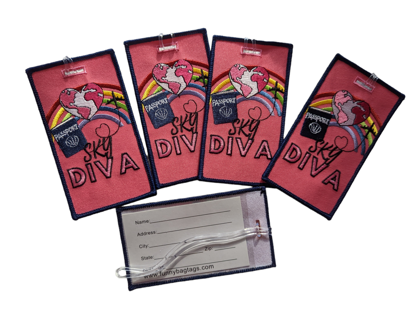 Sky Diva Luggage Tag