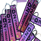 D2 STANDBY PINK Luggage Tag