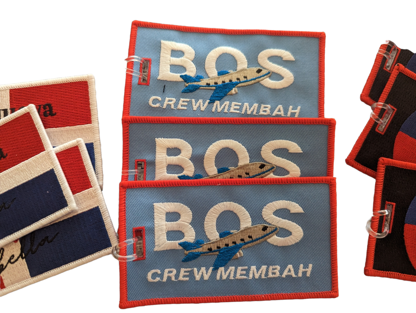 BOS CREW Membah luggage Tag