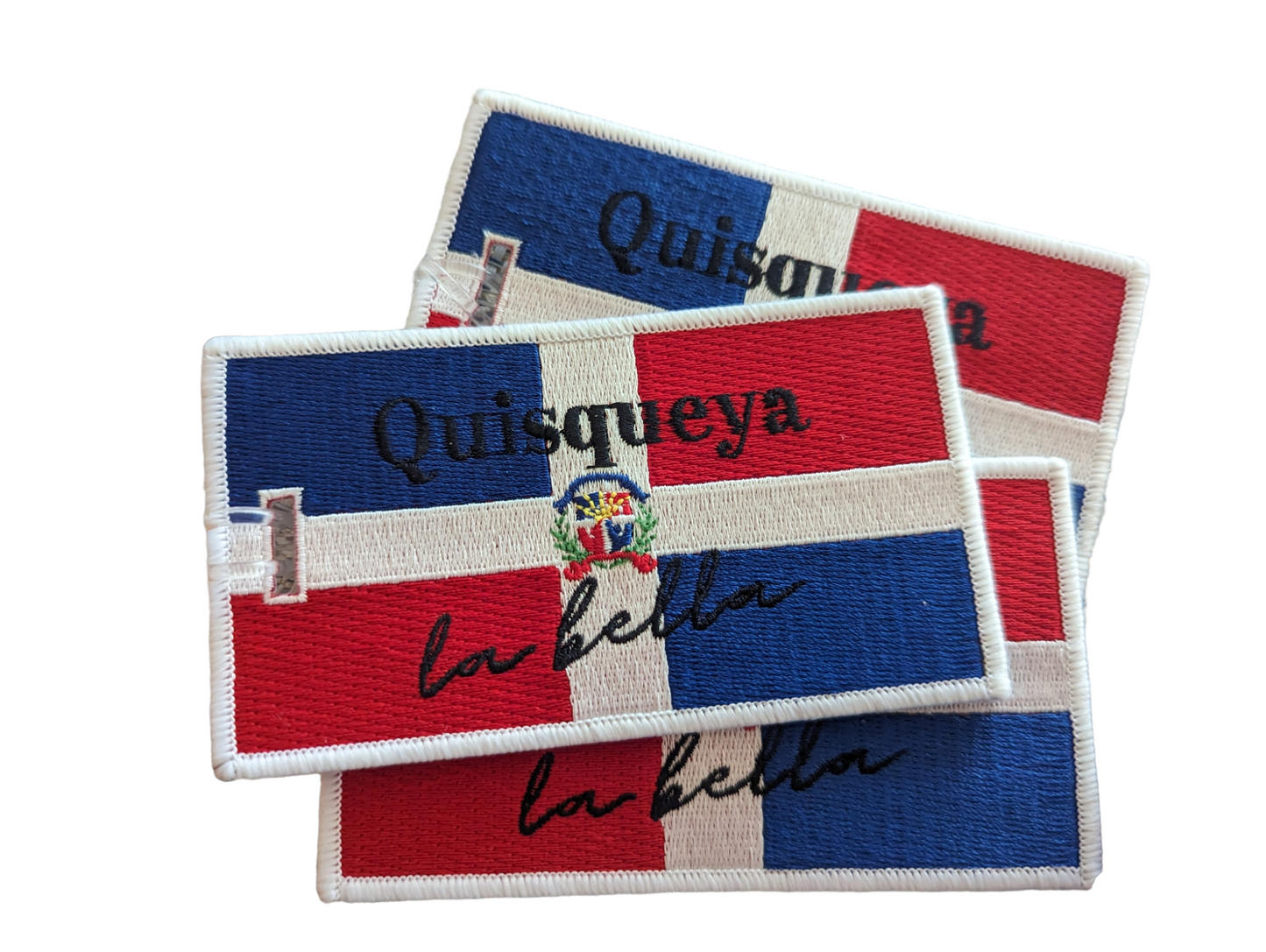 Quisqueya La Bella! DR Flag Luggage Tag