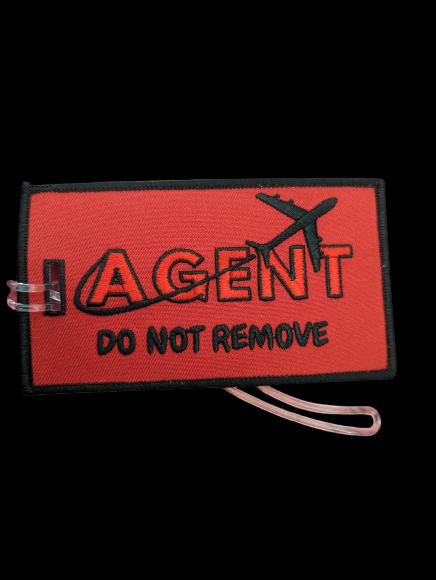 AGENT. DO NOT REMOVE Luggage Tag