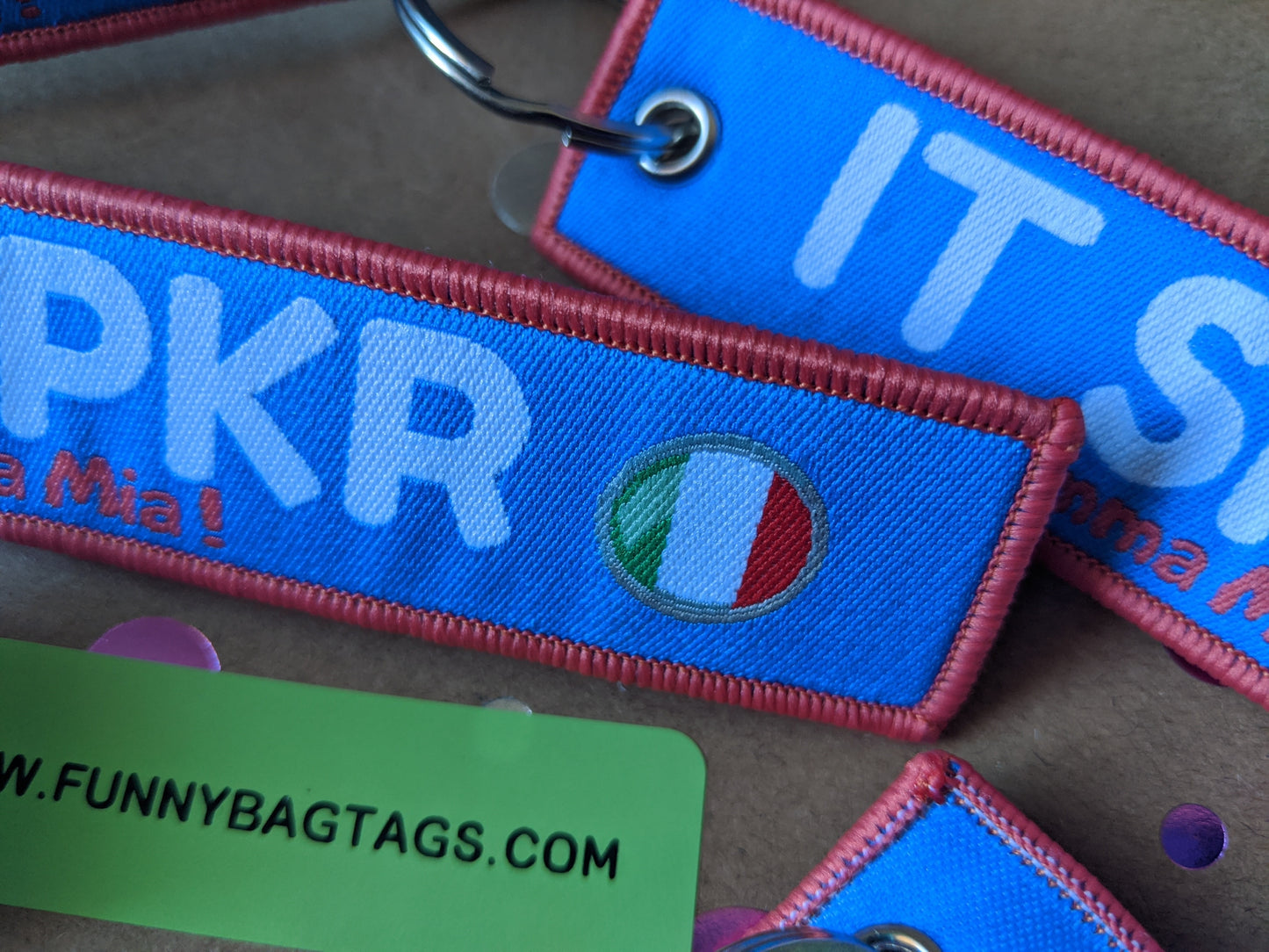 ITALIAN SPKKRR Luggage Tag