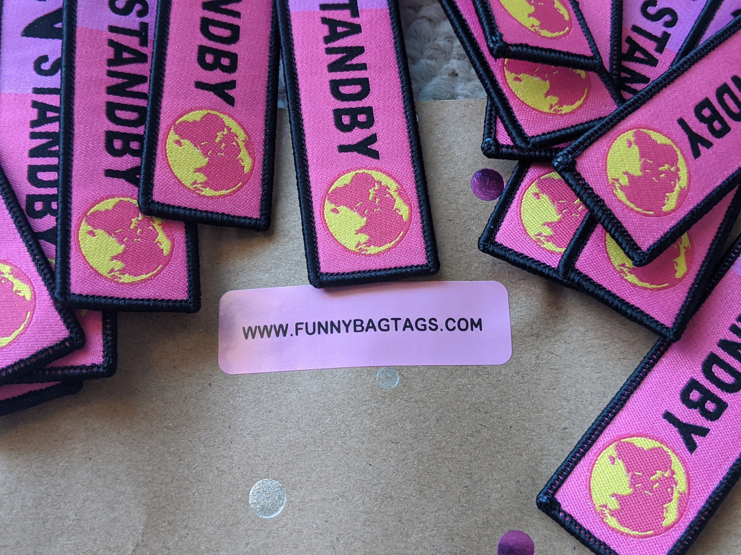 D2 STANDBY PINK Luggage Tag