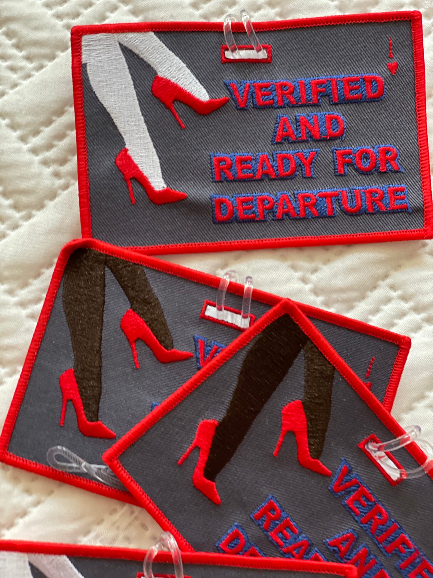 VERIFIED AND READY FOR DEPARTURE Luggage Tag