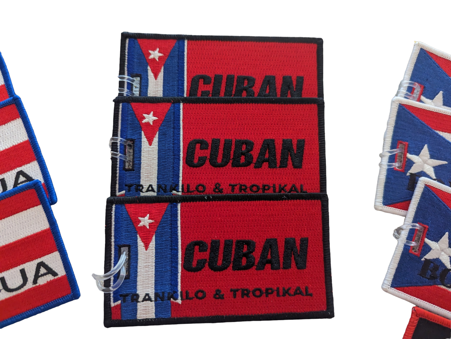 CUBAN…. Trankilo & Tropikal luggage tag